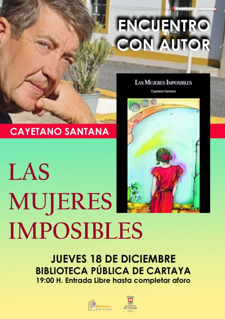 Cartel encuentro con cayetano santana